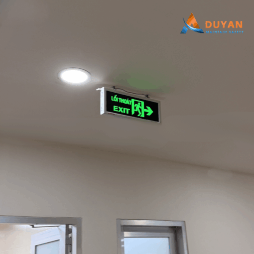Đèn exit 1 mặt kentom 03