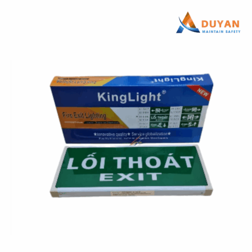 Đèn exit chỉ dẫn thoát hiểm 1 mặt và 2 mặt kinglight 01