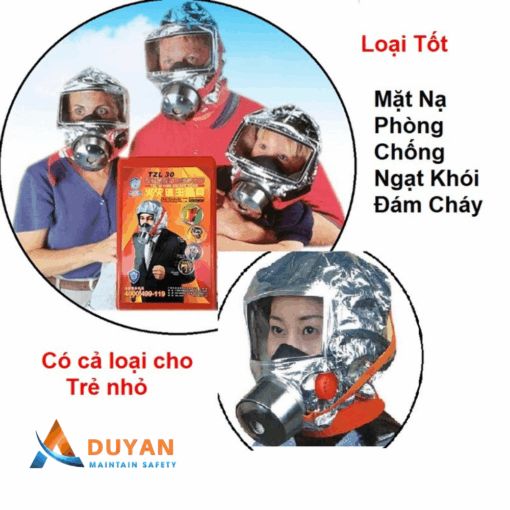 Mặt nạ lọc khói TZL30 thoát hiểm PCCC 05
