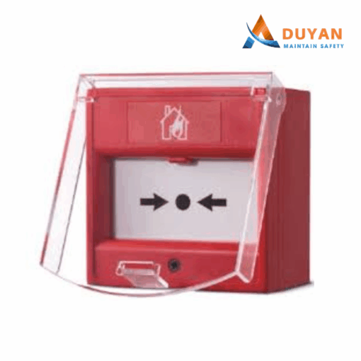 Nút ấn khẩn vuông có nắp kính horing ah-0217 02