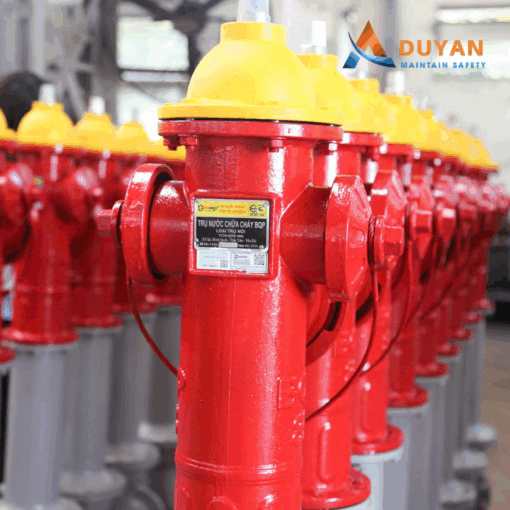 Trụ cứu hỏa 3 cửa bộ quốc phòng 03