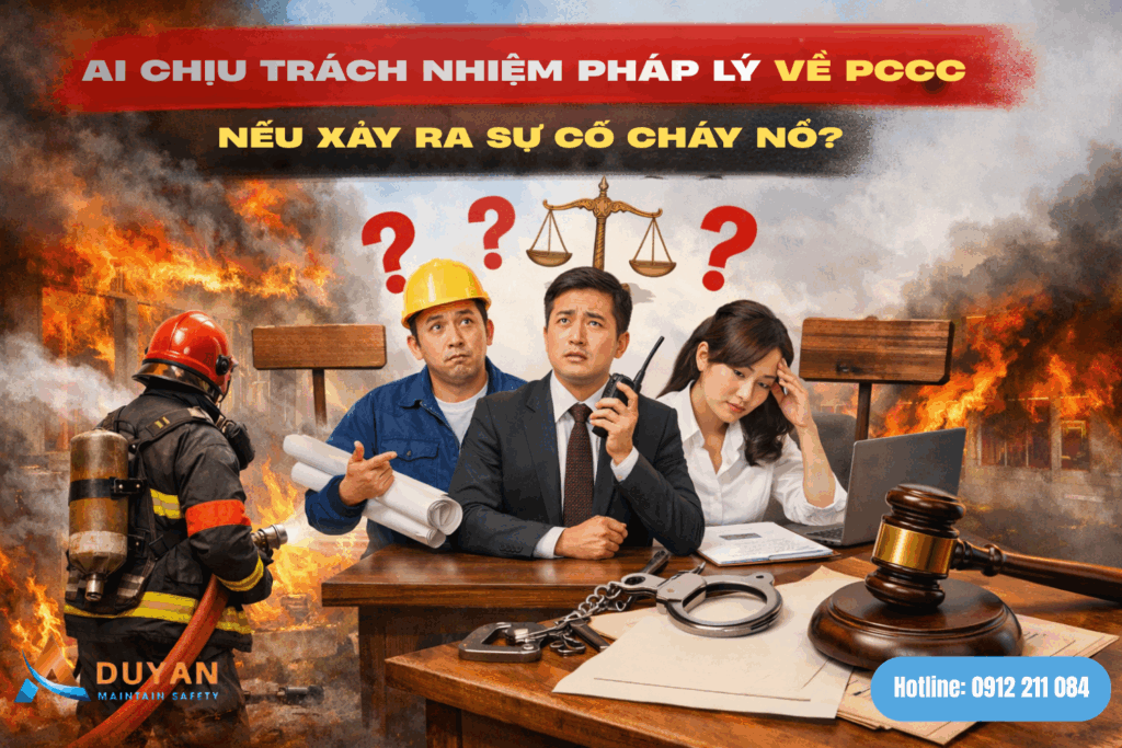 Ai chịu trách nhiệm pháp lý về PCCC nếu xảy ra sự cố cháy nổ 01