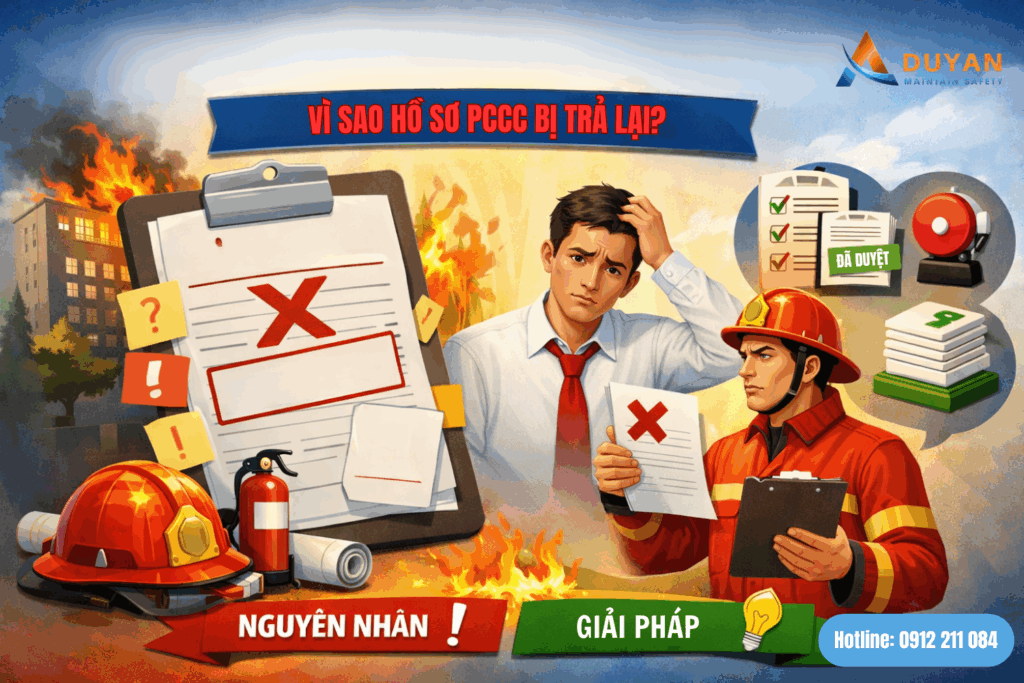 Hồ sơ PCCC bị trả lại: Nguyên nhân & Giải pháp 01