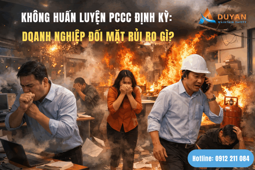 Không huấn luyện PCCC định kỳ: Mức phạt & Quy định mới 01