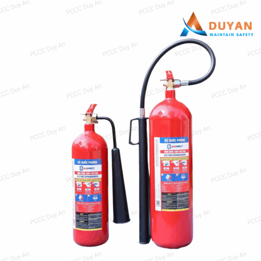 Bình chữa cháy khí CO2 3KG MT3 Bộ Quốc Phòng 83MEC 01