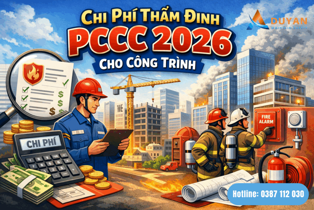 Chi phí thẩm định phòng cháy chữa cháy 2026 cho công trình 01
