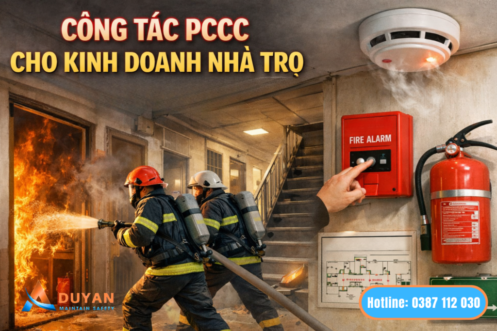 Công tác PCCC cho kinh doanh nhà trọ 01