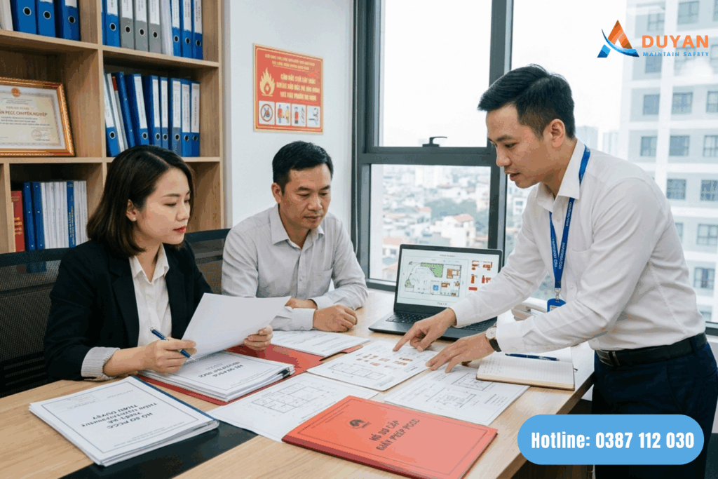 Dịch Vụ Tư Vấn, Làm Hồ Sơ Giấy Phép PCCC Chuyên Nghiệp PCCC Duy An