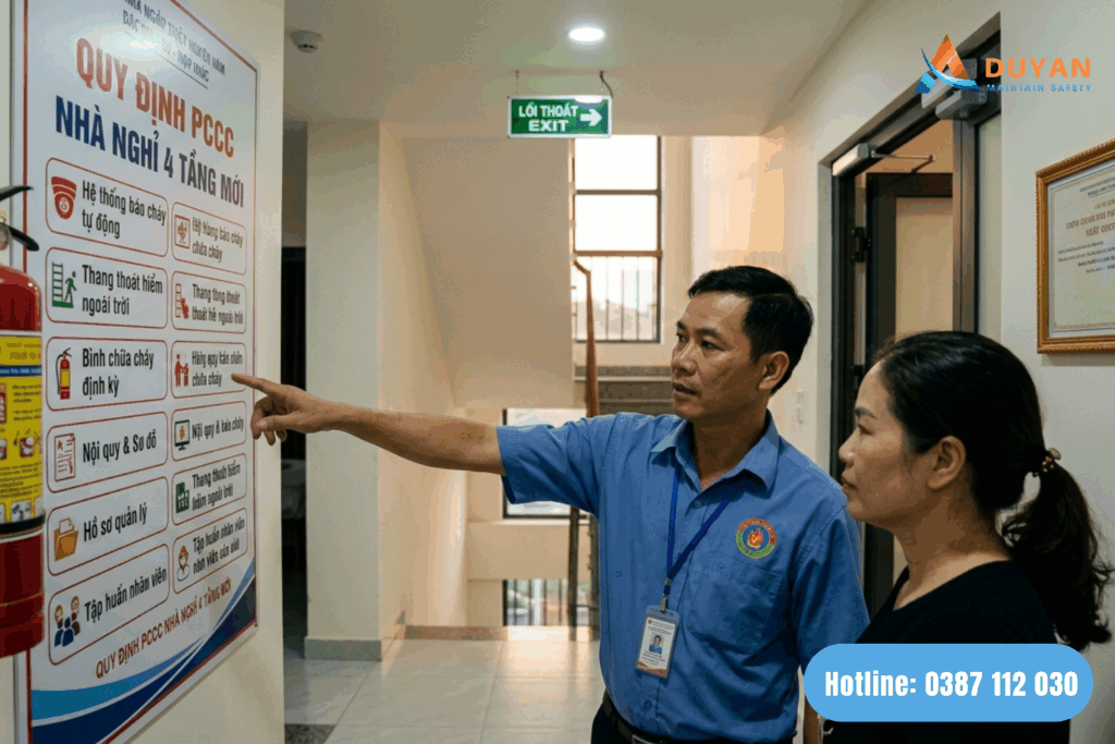 Quy định PCCC cho nhà nghỉ 4 tầng mới chủ cơ sở cần biết 01