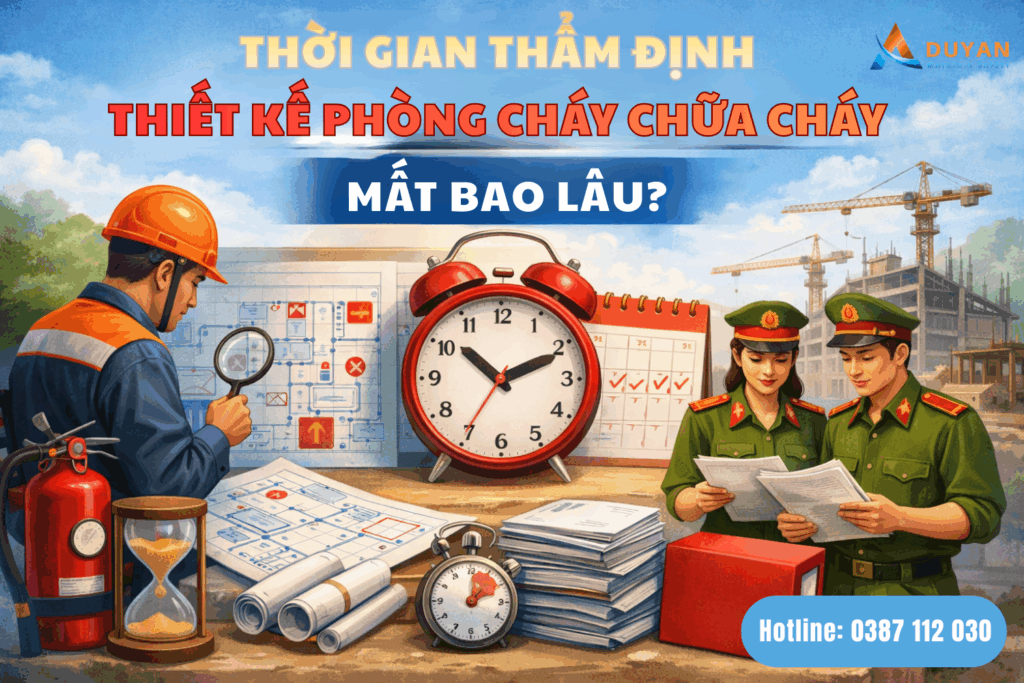 Thời gian thẩm định thiết kế phòng cháy chữa cháy mất bao lâu 01