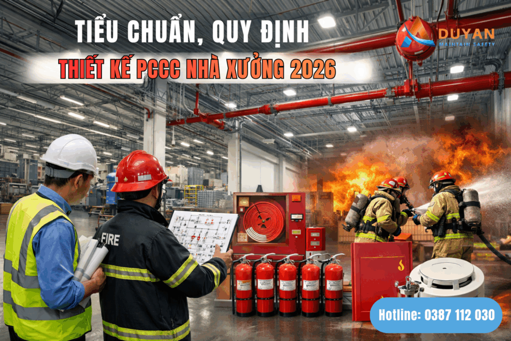 Tiêu chẩn, quy định thiết kế PCCC nhà xưởng 2026 01