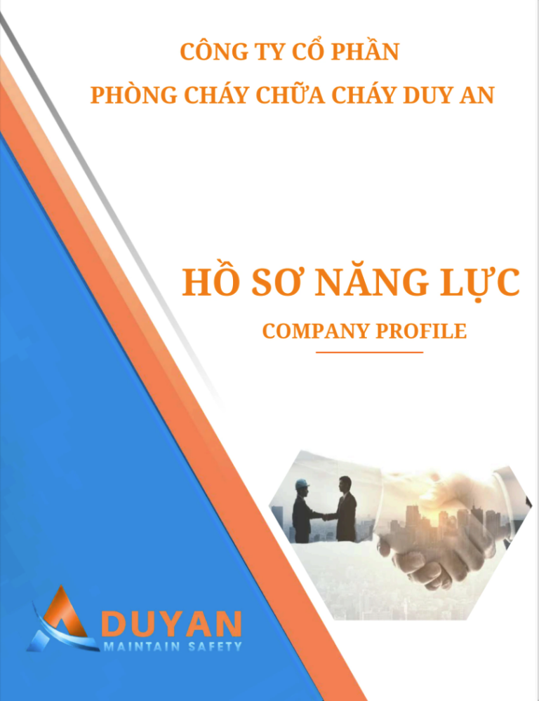 Hồ sơ năng lực Công ty Cổ phần phòng cháy chữa cháy Duy An