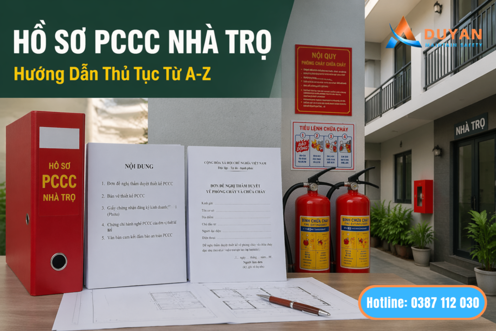 Hồ sơ PCCC nhà trọ - Hướng dẫn thủ tục từ A-Z