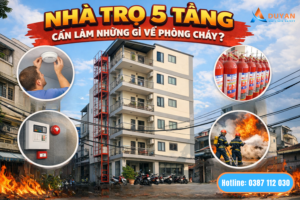 Nhà trọ 5 tầng cần làm những gì về phòng cháy 1