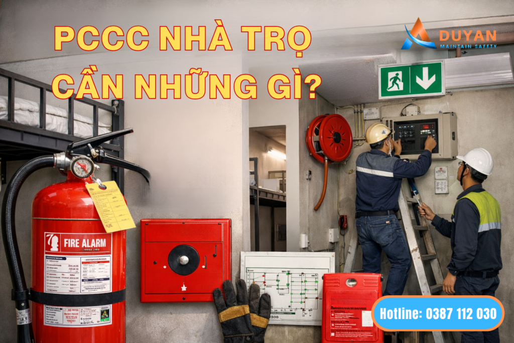 PCCC nhà trọ cần những gì? Thiết bị bắt buộc mới 01