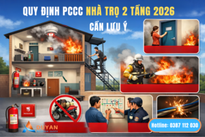 Quy định PCCC nhà trọ 2 tầng 2026 cần lưu ý
