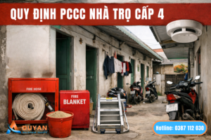Quy định PCCC nhà trọ cấp 4 bắt buộc không, trang bị gì 01